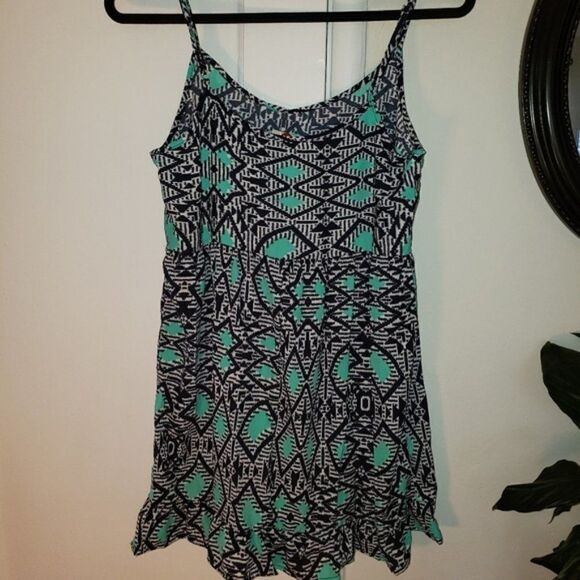 One Clothing Printed Ruffled Babydoll Dress - Picture 5 of 6